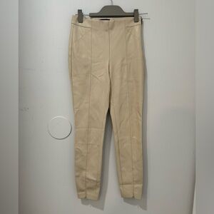 Zara Faux Leather straight leg pants